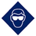 Eye protection when sanding floors